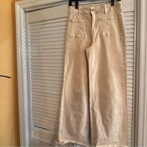 Oat New York Cream Flare Jeans